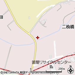 福島県須賀川市前田川二枚橋周辺の地図