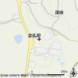 福島県須賀川市田中念仏坦周辺の地図