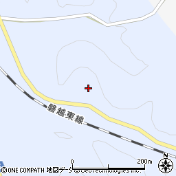 福島県田村郡小野町夏井高屋敷周辺の地図
