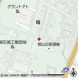 福島県鏡石町（岩瀬郡）境周辺の地図