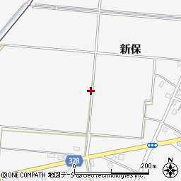 新潟県魚沼市新保周辺の地図