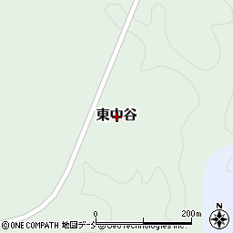 石川県鳳珠郡穴水町東中谷周辺の地図