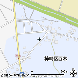 新潟県上越市柿崎区百木周辺の地図