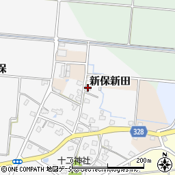 新潟県魚沼市新保17周辺の地図