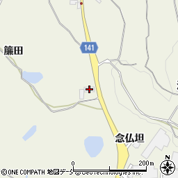 福島県須賀川市田中簾田125周辺の地図
