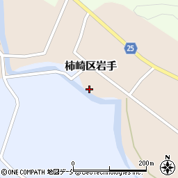 新潟県上越市柿崎区岩手周辺の地図