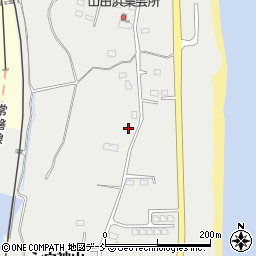 福島県楢葉町（双葉郡）山田浜（シウ神山）周辺の地図