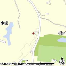 福島県楢葉町（双葉郡）山田岡（小堤）周辺の地図