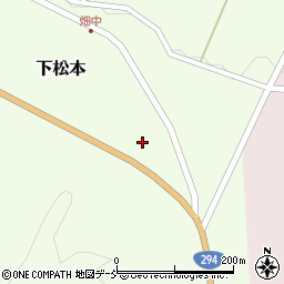 福島県岩瀬郡天栄村下松本紺屋周辺の地図