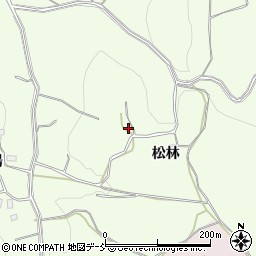 福島県須賀川市大栗松林207周辺の地図