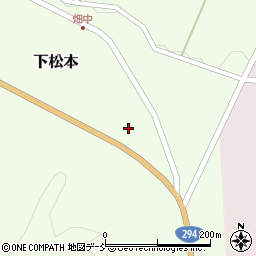 福島県天栄村（岩瀬郡）下松本（紺屋）周辺の地図