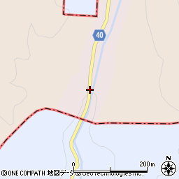 福島県須賀川市狸森（長峰）周辺の地図