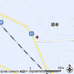 福島県田村郡小野町夏井清水周辺の地図