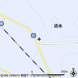 福島県小野町（田村郡）夏井（清水）周辺の地図