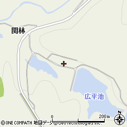 福島県須賀川市田中関林周辺の地図