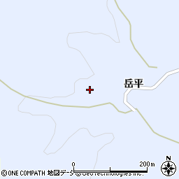 福島県石川郡平田村上蓬田岳平周辺の地図