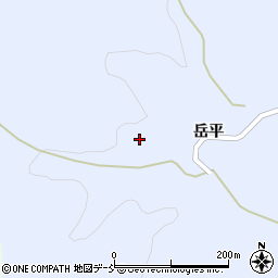 福島県平田村（石川郡）上蓬田（岳平）周辺の地図