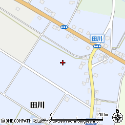 新潟県魚沼市田川周辺の地図