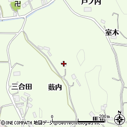 福島県須賀川市大栗薮内周辺の地図