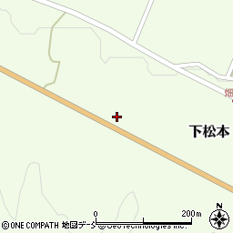 福島県天栄村（岩瀬郡）下松本（入沢）周辺の地図