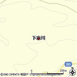 石川県穴水町（鳳珠郡）下唐川周辺の地図