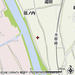 福島県須賀川市田中（舘ノ内）周辺の地図
