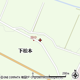 福島県岩瀬郡天栄村下松本前田周辺の地図