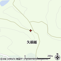 福島県須賀川市大栗久根越周辺の地図