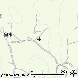 福島県須賀川市大栗室木周辺の地図