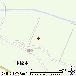 福島県岩瀬郡天栄村下松本向田周辺の地図
