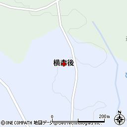 福島県石川郡平田村上蓬田横森後周辺の地図