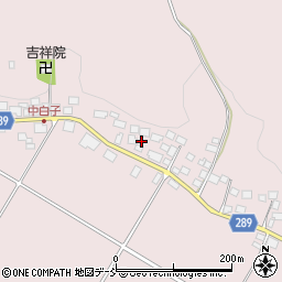 福島県岩瀬郡天栄村白子中屋敷11周辺の地図