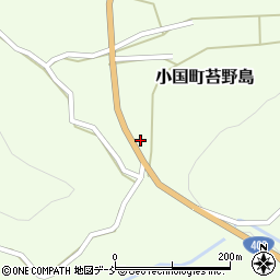 新潟県長岡市小国町苔野島55周辺の地図
