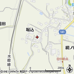 福島県須賀川市田中堀込周辺の地図