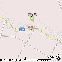 福島県岩瀬郡天栄村白子氏神9-1周辺の地図
