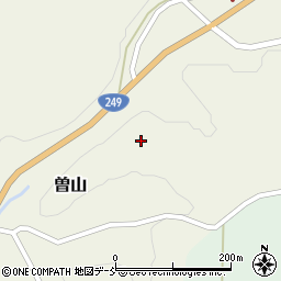 石川県鳳珠郡穴水町曽山ヘ周辺の地図