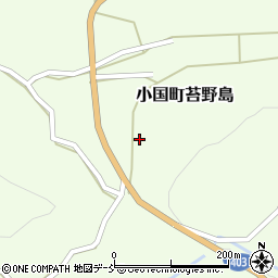 新潟県長岡市小国町苔野島25周辺の地図