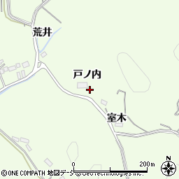 福島県須賀川市大栗戸ノ内周辺の地図