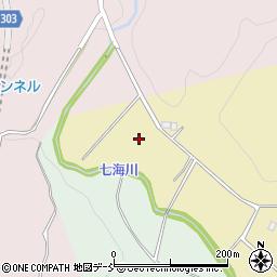 石川県鳳珠郡穴水町七海カ周辺の地図