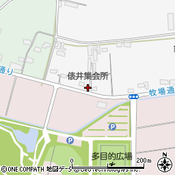 俵井集会所周辺の地図