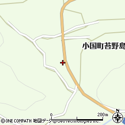 新潟県長岡市小国町苔野島63周辺の地図