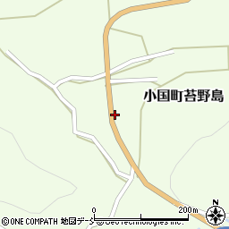 新潟県長岡市小国町苔野島2周辺の地図