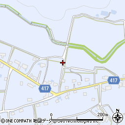 新潟県魚沼市山田周辺の地図