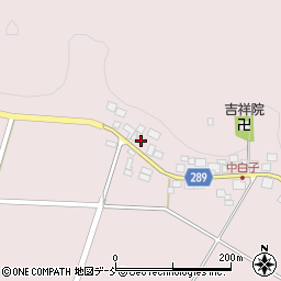福島県岩瀬郡天栄村白子中屋敷42-1周辺の地図