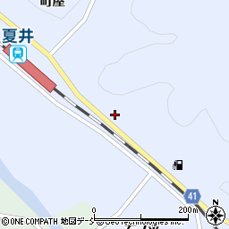 福島県田村郡小野町夏井浮内周辺の地図