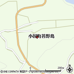 新潟県長岡市小国町苔野島周辺の地図