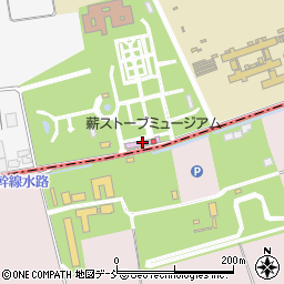 薪ストーブミュージアム周辺の地図