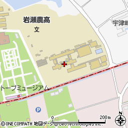 福島県立岩瀬農業高等学校周辺の地図