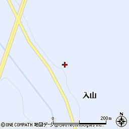 福島県石川郡平田村上蓬田入山周辺の地図
