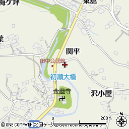 田中区民館周辺の地図